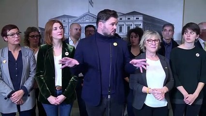 Rufián: "Sin un compromiso, ERC votará 'no' a Sánchez"