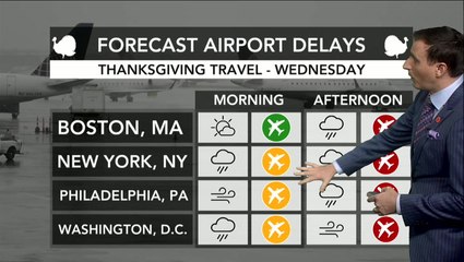 Video herunterladen: Where could strong storms cause travel disruptions ahead of Thanksgiving?