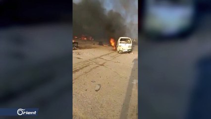 انفجار ضخم يوقع ضحايا غرب رأس العين