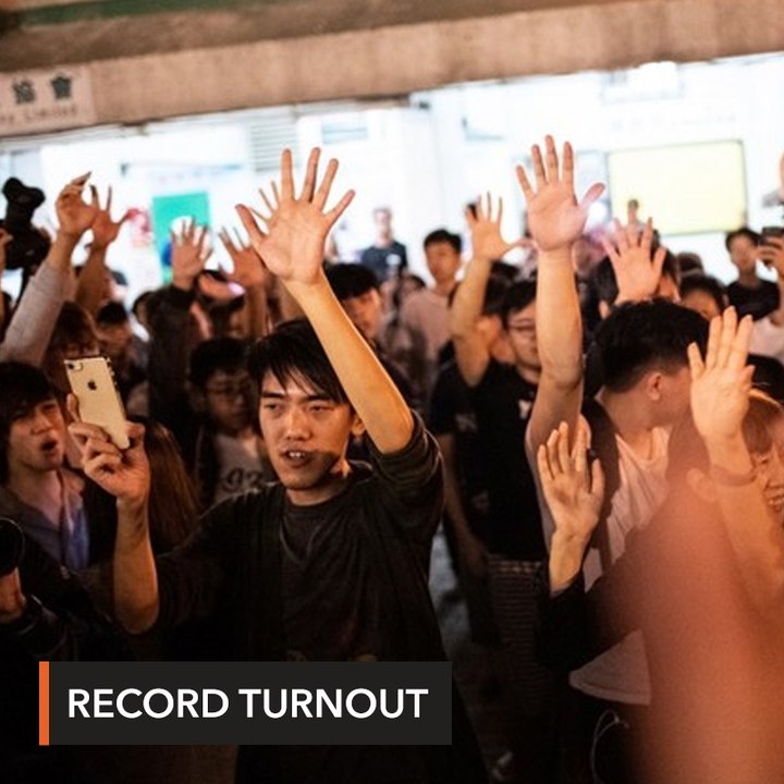 Hong Kong establishment crushed at polls in stark message to Beijing