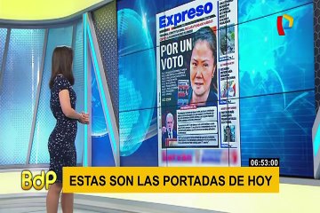 Mira las principales portadas de diarios locales este martes 26 de noviembre