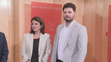 ERC exige al PSOE el jueves un calendario sobre Cataluña