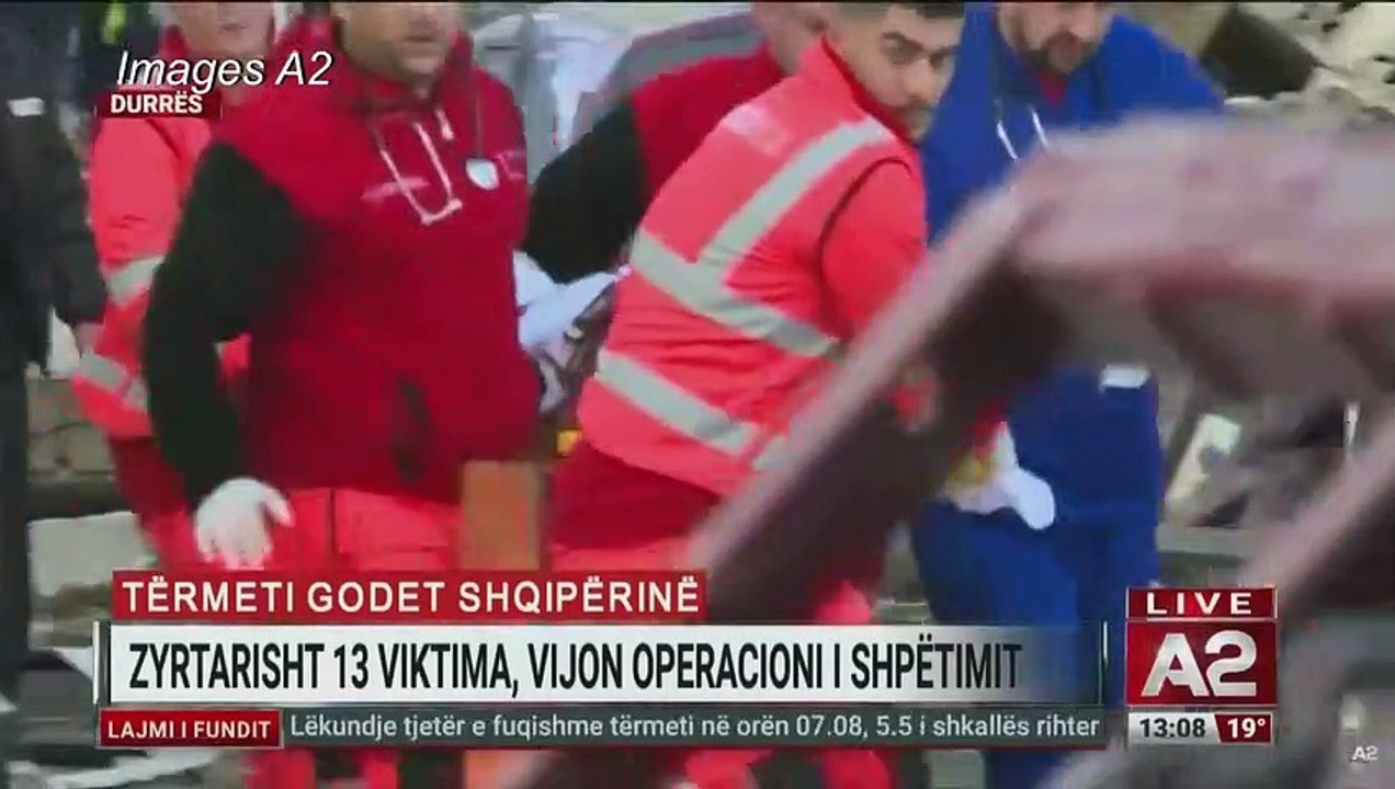 Séisme en Albanie: une personne extraite des décembres