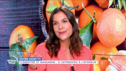 Clémentine et mandarine : si différentes à l'intérieur !