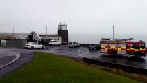 Emergency services at Marsden clifftop