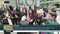 Chile: org. feministas exigen cese a la violencia contra la mujer