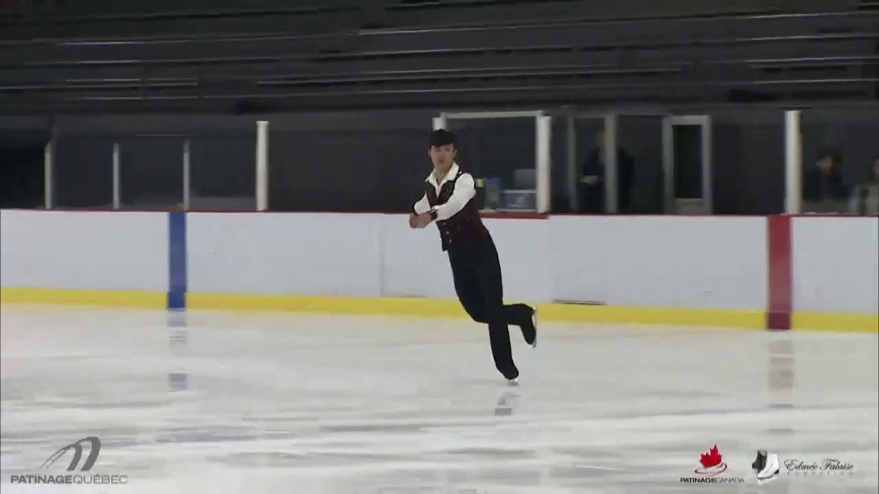 2018 Joseph Phan QSC Junior LP (720p) - missing the replay and most of his kiss & cry