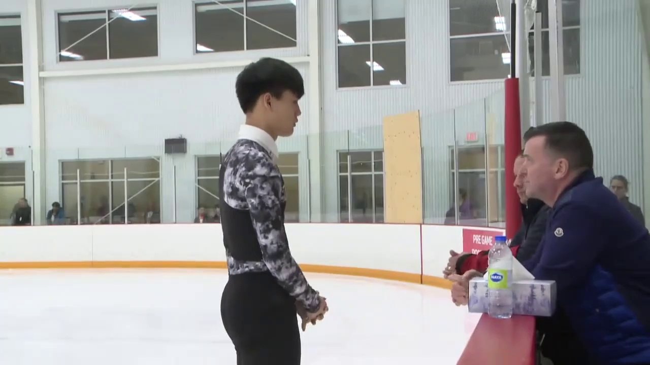 2018 Joseph Phan MSS Junior SP (720p) - missing the replay and most of his kiss & cry