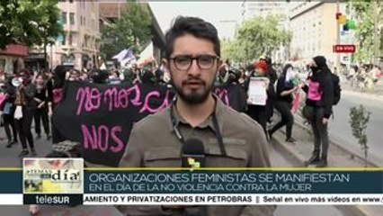 Chile: jornada contra violencia de género centra protestas del lunes