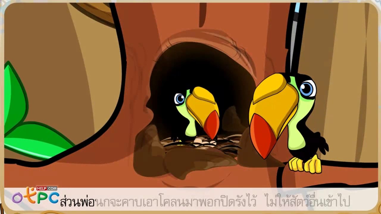 นิทาน เรื่อง ครอบครัวนกเงือก