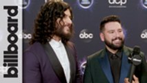 Dan   Shay React to Winning Favorite Country Duo or Group & Country Song Awards | AMAs 2019