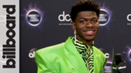 Lil Nas X Reacts to Winning AMA for 'Old Town Road' | AMAs 2019