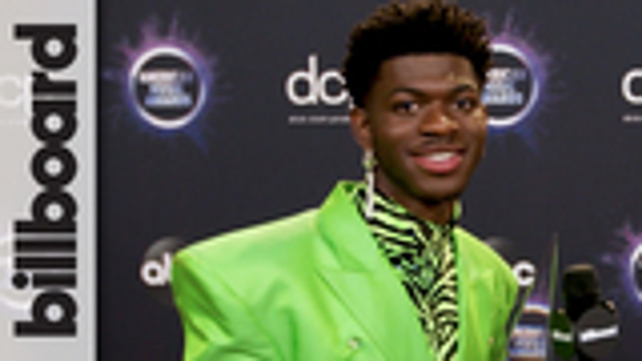 Lil Nas X Reacts to Winning AMA for 'Old Town Road' | AMAs 2019