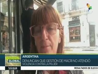 Argentinas denuncian poca atención de Macri ante violencia de género