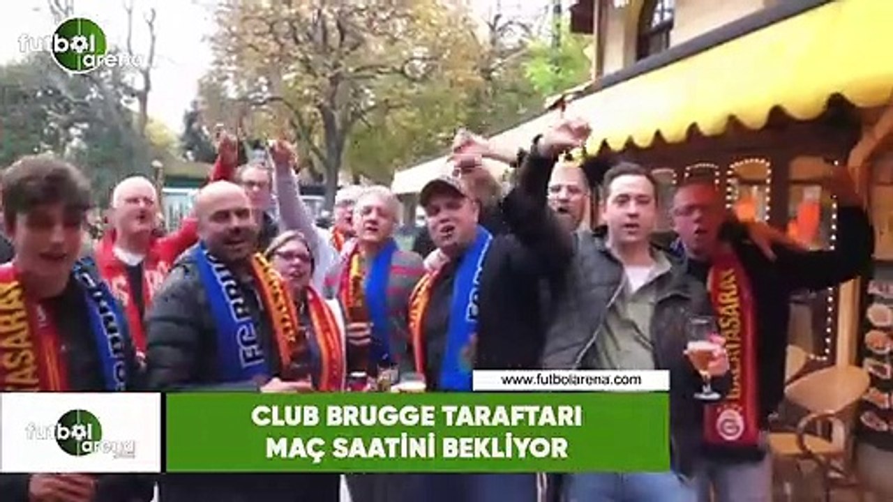 Club Brugge taraftarı maç saatini bekliyor