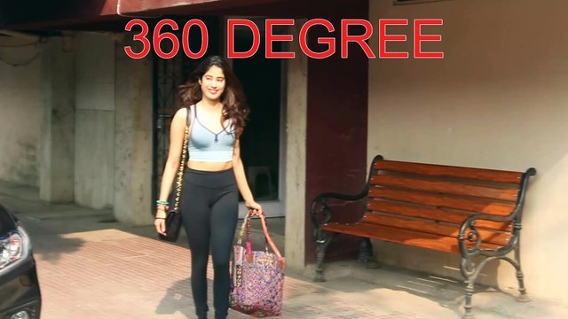 Jhanvi Kapoor all toned up and smart and sexy spotted at Pilates gym