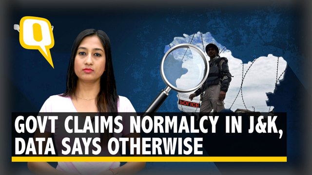 Govt Claims Normalcy in J&K, Data Says Otherwise