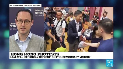 Andreas Fulda on France 24: "Local Hong Kong election: a humiliating defeat for the pro-Beijing camp"