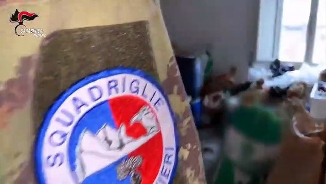 Orgosolo (NU) - Tre persone arrestate per detenzione di esplosivi, armi e stupefacenti (26.11.19)