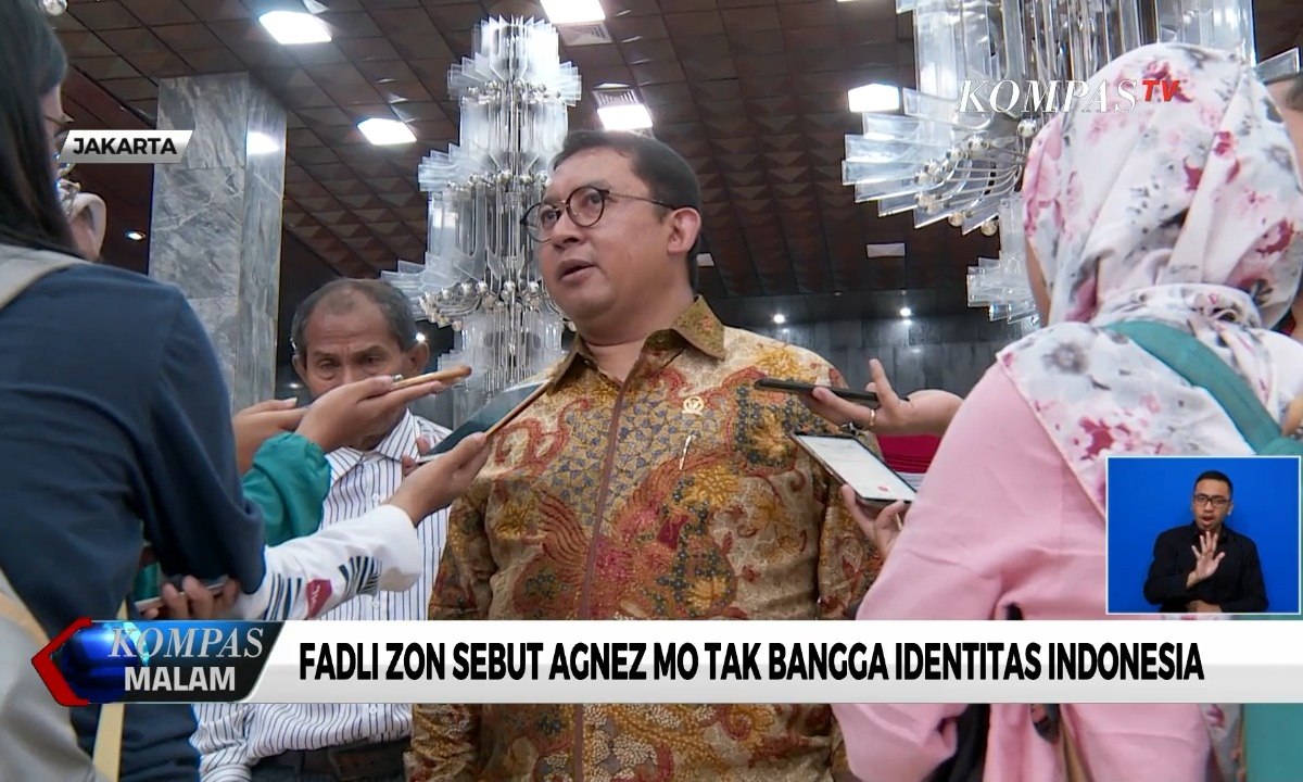Fadli Zon Sebut Agnez Mo Tak Bangga Identitas Indonesia