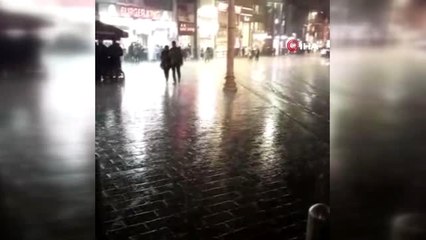 İstanbul'da beklenen yağış başladı