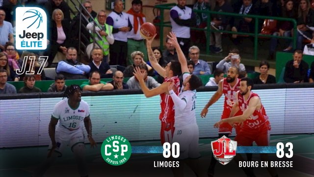 Jeep® ÉLITE : Limoges vs Bourg-en-Bresse (J17)