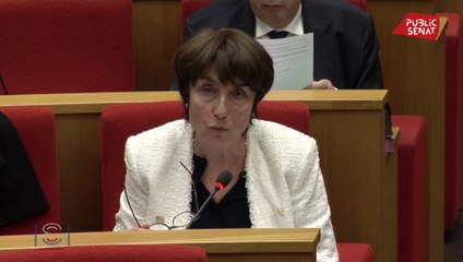 Nicole Belloubet interrogée sur le financement des mesures contre les violences conjugales