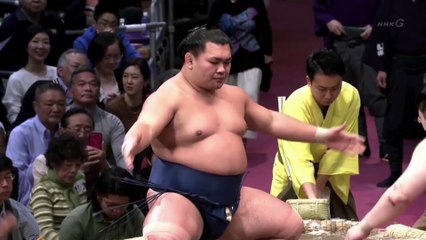 Tamawashi vs Endo - Kyushu 2019, Makuuchi - Day 14