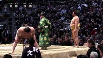 Endo vs Hakuho - Kyushu 2019, Makuuchi - Day 12