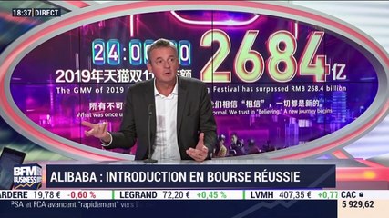 Alibaba: introduction en bourse réussie à Hong Kong - 26/11