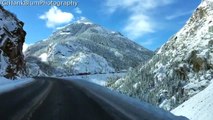 Stunning Snow Covered Mountain Pass