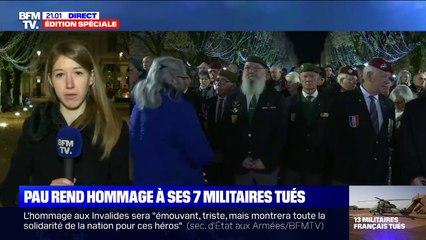 La compagne de l'un des militaires morts au Mali s'est rendue à l'hommage à Pau