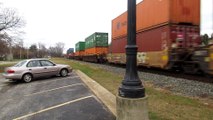 Canadian Pacific Train Meets CSX Train in Berea, Ohio