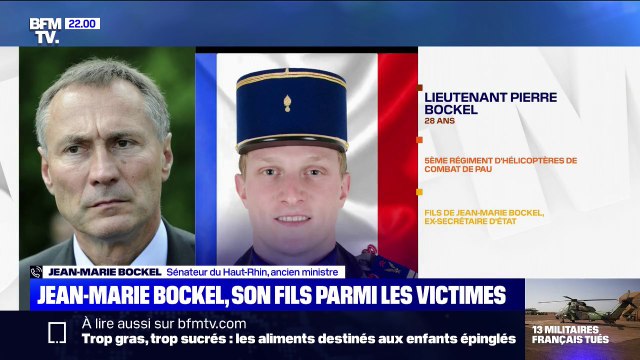 Nous sommes infiniment tristes et fiers aussi de notre enfant Le sénateur du Haut-Rhin et père d'un des militaires tués au Mali rend hommage à son fils