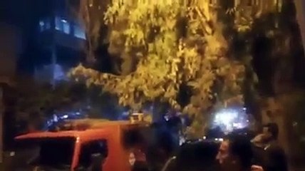 حريق داخل "جولدز جيم" بالمهندسين والإطفاء تحاول إخماده