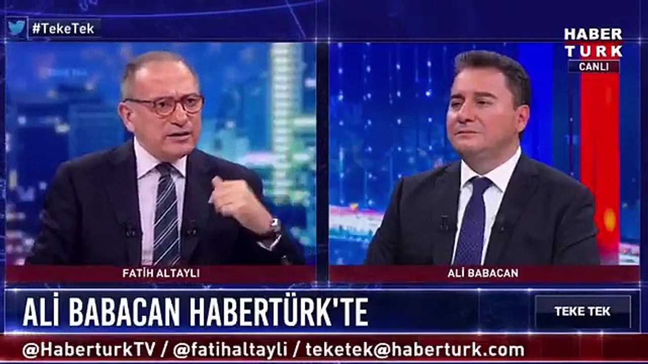 Fatih Altaylı'dan Ali Babacan'a olay yorum: Liderden çok bir organizatör gibisiniz