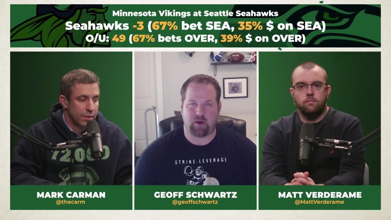 Place Your Bets: Vikings v Seahawks