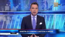 Ministra de Gobierno cuestiona a Jaime Vargas