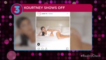 Kourtney Kardashian Lounges in Calvin Klein Underwear on Poosh Instagram