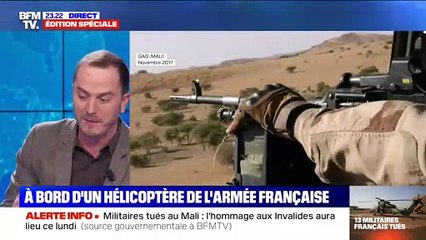 À bord d'un hélicoptère de l'armée française - 26/11