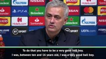 Mourinho wanted ball boy to celebrate with team