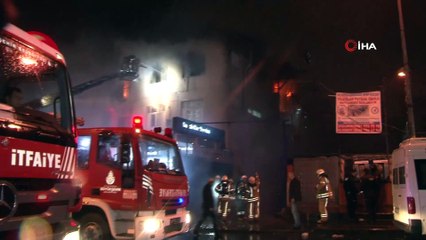 Güngören’de tekstil atölyesinde yangın: 2 yaralı