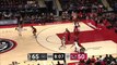 Oshae Brissett with one of the day's best dunks