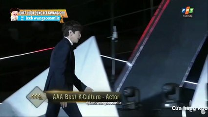 LEE KWANG SOO NHẬN GIẢI THỨ 2 TRONG AAA 2019 (AAA BEST K-CULTURE (Actor))