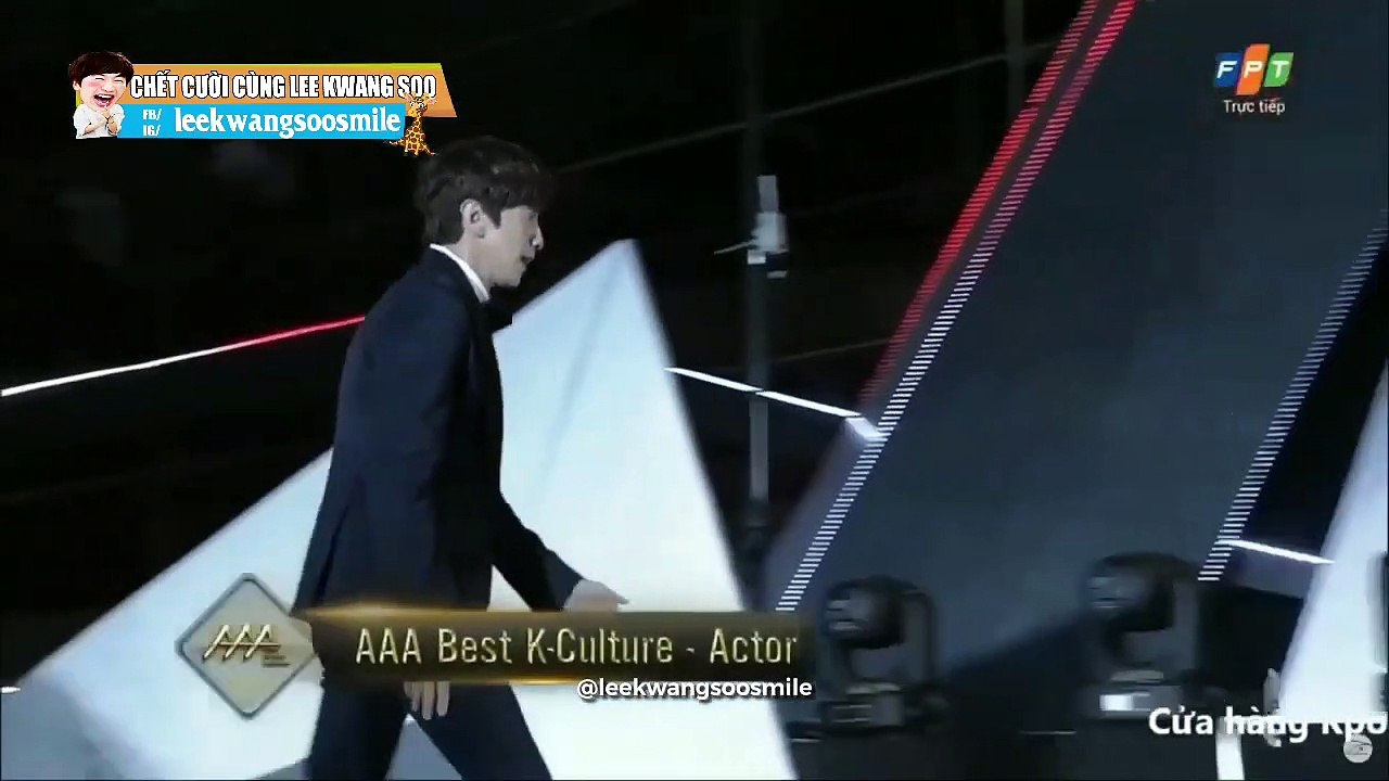 LEE KWANG SOO NHẬN GIẢI THỨ 2 TRONG AAA 2019 (AAA BEST K-CULTURE (Actor))