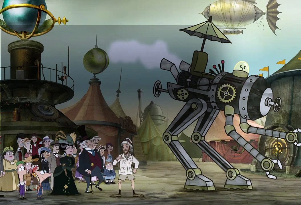 Phineas and Ferb - S04E35-E36 - Steampunx & Its No Picnic (1080p WEB-DL x265 HEVC 10bit AAC 2.0 RCVR) [UTR]