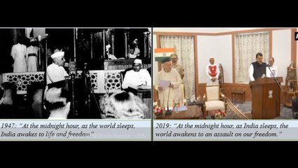 Shashi Tharoor compares 2 retro photos of Maharashtra politics | Oneindia Kannada