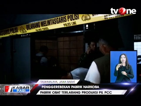 BNN Gerebek Pabrik Pil PCC di Tasikmalaya