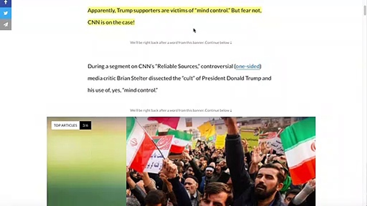 CNN'S TRUMP CULT THEORY