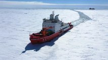 China-made polar icebreaker reaches Antarctica on maiden voyage